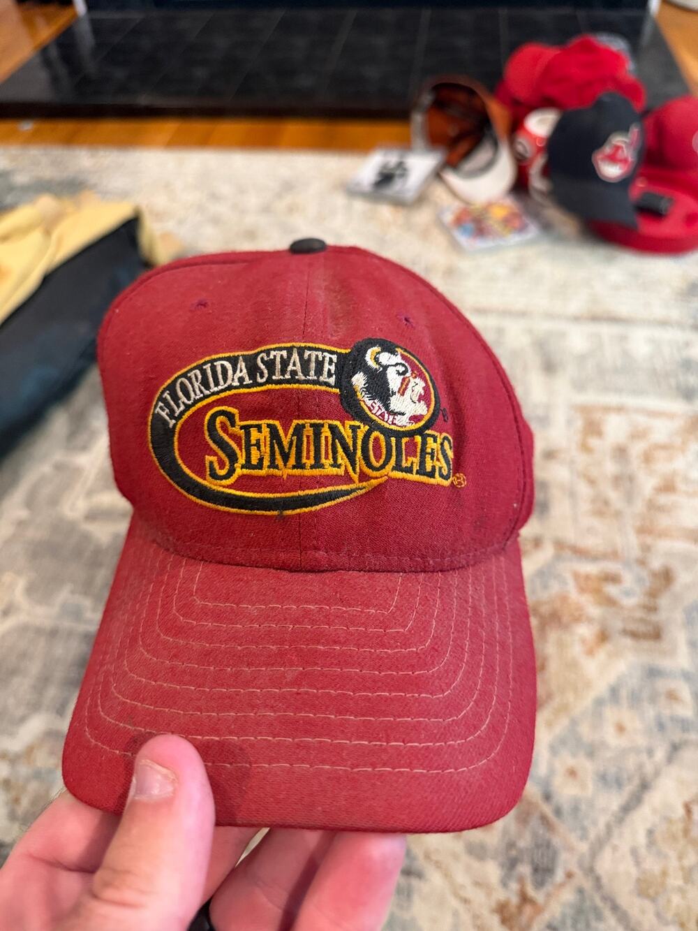 Vintage Florida State Seminoles FSU New Era Fitted Hat Size 7 3/8 Made in USA